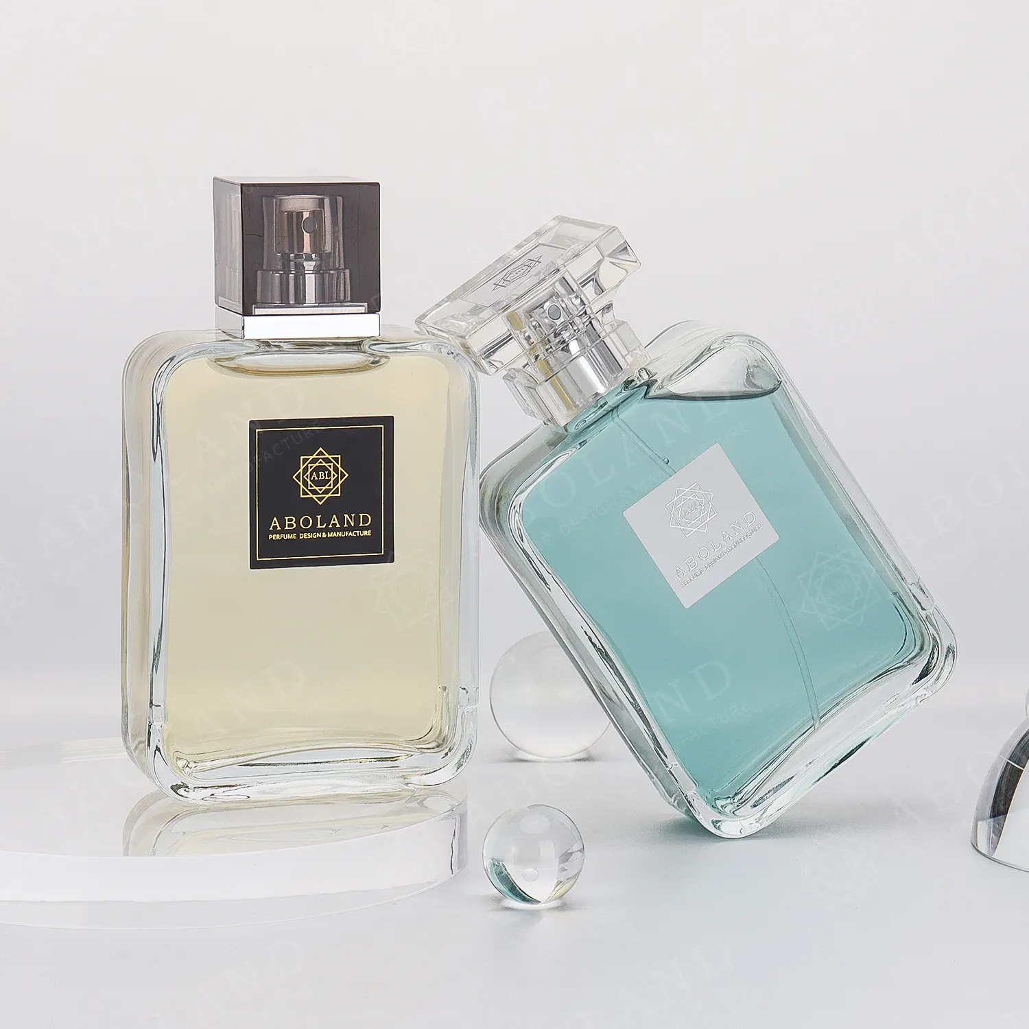 Nobel And Elegant 100ml Perfume Bottle In Stock Customize Glass Perfume Bottle