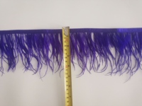 Vente en gros de rubans de plumes d'autruche de 10 à 13 cm, tissu en dentelle de plumes multicolores pour vêtements, artisanat DIY et décorations de mariage