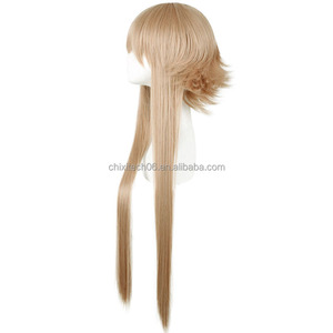Peluca de cosplay de Gumi, la Come Alma, del circo Main Saint Da's Death Line, color marrón claro con cabello hacia arriba, 236 - Product Image 4