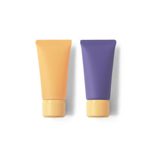หลอดบีบครีมเนื้อแมทสีส้มขนาด 50 มล./กรัม หลอดพลาสติกสีม่วงสำหรับบรรจุภัณฑ์เครื่องสำอาง พร้อมฝาเกลียวสำหรับบรรจุโลชั่นบำรุงผิว - Product Image 2