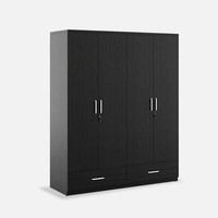 Armoire de rangement pour vêtements, moderne, en bois blanc, haute et simple, pour chambre à coucher