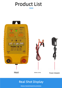 Controlador de Cercas Eléctricas de Baja Impedancia (1.5-3 Joules) para Ovejas, Ganado, Caballos y Aves de Corral, Alcance de 12KM, Modelo P8, para Cría de Animales y Producción de Carne - Product Image 3