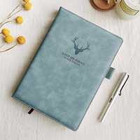 Agenda de Cuero PU Personalizada de Alta Calidad con Forro Promocional, Impresa, 100 Hojas, Color Personalizado, Tapa Dura A5