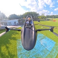 YIVTOL S ZERO Plus + Parachute, temps de vol de 55 minutes, aéronef à une place pour un seul pilote, charge utile de 110 kg, vitesse de 120 km/h, EVTOL personnel