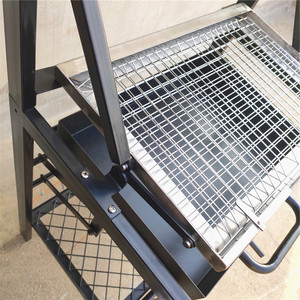 Panier de rôtisserie fait <span class=keywords><strong>maison</strong></span> sur mesure en gros, pour grillades au charbon de bois, fumoir, barbecue - Product Image 3