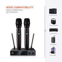 Microphone sans fil professionnel, casque mélangeur de casque, meilleure vente