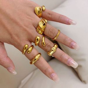 Lastest Bulk Anti Tarnish 14k 18k PVD Gold Plated Custom Wedding <b>Stainless</b> <b>Steel</b> <b>Rings</b> Design <b>Ring</b> for Man Women - Product Image 1