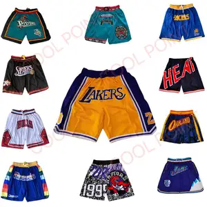 2024 Neue Designs amerikanische Basketballbekleidung Nbaing Shorts für 32 Teams