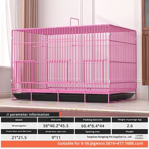 Kuş Kafesi Katlanabilir Kaçış Önleyici Tel Örgü Metal Papağanlar Güvercinler Muhabbet Kuşları Sığırcıklar ve Muhabbet Kuşları için-Orta Boy - Product Image 6