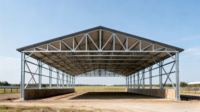 Abri pour chevaux Atelier préfabriqué Bâtiment Structures en acier Cadre en acier Grange équestre Parc équestre Couvert Cheval Moderne Extérieur