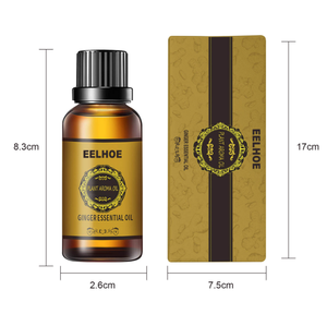 Huile de gingembre pour le massage amincissant du ventre, huile de curcuma pour le soulagement du <span class=keywords><strong>stress</strong></span>, amélioration du teint, amincissement du corps, huile essentielle pour le soin de la peau 30 ml - Product Image 6