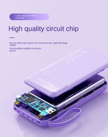 Nouveau Offre Spéciale Portable Charge 4 en 1 Câble Intégré 30000mAh Power Banks Chargeur Câble Autonome Power Bank 40000mAh