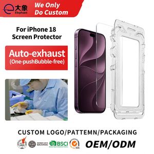 กระจกนิรภัยแบบกันรอยขีดข่วน รุ่น Custom 18 Pro/Pro Max ความแข็ง 9H ป้องกันการมองลอก ป้องกันรอยขีดข่วน ขอบโค้ง 2.5D/3D  ติดตั้งง่าย - Product Image 1