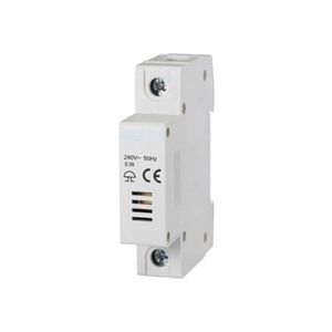 Campana de riel DIN Gloca de 240V 5W para paneles eléctricos - Product Image 1