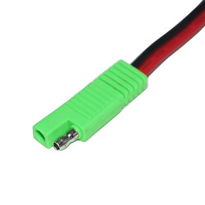 ผู้ผลิต OEM รับผลิตสายไฟเชื่อมต่อแบบถอดเร็ว 2 ขา 12V แบบปลั๊กสีเขียว คุณภาพสูงสำหรับยานยนต์ พร้อมขั้วต่อ SAE - Product Image 3