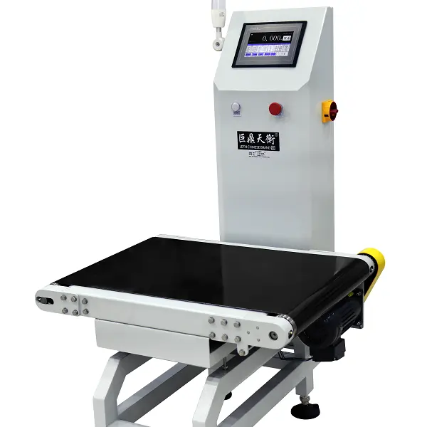 Checkweigher with Belt Conveyor for Assembly Line Weight Measuring with Additional Function Scale