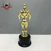 Jolie statue de trophée sportif de gymnastique pour homme, trophée personnalisé de musculation
