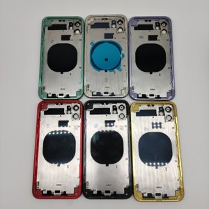 Pour Iphone Xr arrière en verre pour Iphone 11 boîtier arrière en verre grand trou pour Iphone <span class=keywords><strong>12</strong></span> Mini <span class=keywords><strong>12</strong></span> <span class=keywords><strong>Pro</strong></span> <span class=keywords><strong>Max</strong></span> boîtier arrière en verre - Product Image 6