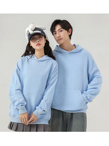 Sudaderas con capucha de hombro caído en blanco con logotipo personalizado de alta calidad para hombre, jersey de gran tamaño, Sudadera con capucha de felpa francesa de peso pesado - Product Image 6