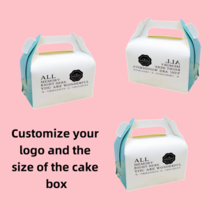 Mua sản phẩm: xách tay màu hồng đỏ cupcake hộp, biểu tượng tùy chỉnh, món tráng miệng Cửa hàng bánh cưới Donut Cookie hộp - Product Image 5