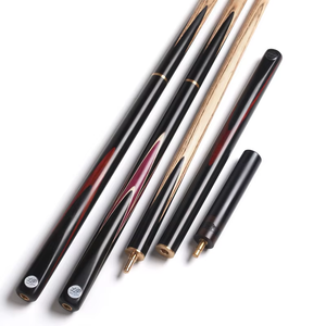 Série LP Brand Dominance, Queue de billard Snooker Taco De Sinuca, Faite à la main, Embout 9.8mm, Bois de frêne, Joint en laiton 3/4, Ébène, 2 pièces, 57'', Haute qualité - Product Image 1