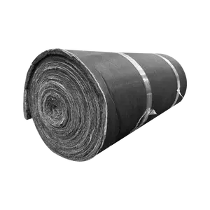 फैक्टरी मूल्य एचवीएसी डक्ट थर्मल फाइबरग्लास ऊन इन्सुलेशन इज़राइल 32 किग्रा / एम 3 25 मिमी काले ऊन के साथ काले ग्लास ऊन रोल