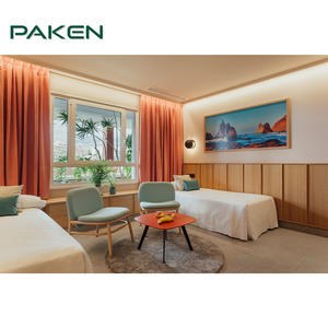 حلول أثاث الضيافة الجاهزة وقفة واحدة مصممة خصيصا فاخرة 5 نجوم طقم أثاث غرف الضيوف في الفندق - Product Image 3