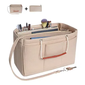 Wholesale Zipper Cosmetic Bags & Cases Trolley Beauty Women Travel Accessories Pouch Convenient to Carry With Handles
