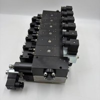 Camion pompe à flèche à quatre sections Comai, vanne de distribution hydraulique manuelle multidirectionnelle, vanne de direction inversée double