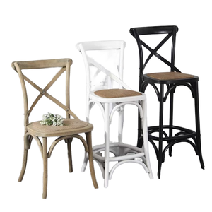 Elegante sedia da pranzo in legno massello per esterni commerciali Hotel mobili per ristorante banchetto di nozze impilabile - Product Image 4