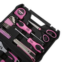 Starline STL-KH69 – Ensemble de 69 outils à main pour la maison, en acier au carbone, avec boîte à outils, douilles de 1/2 pouce, marteaux et perceuses