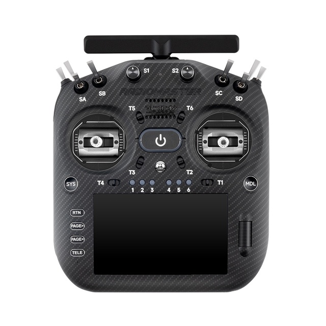Radiomaster TX16S MK3 MAX RC Transmitter with EdgeTX, 2.4G Dual Protocol (ELRS+JR), 5" IPS Screen for FPV Drone & Airplane