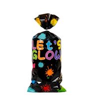 Sac à fermeture éclair fluorescent anti-humidité en PVC pour bijoux et montres, revêtement aqueux, marque Hongming, personnalisable