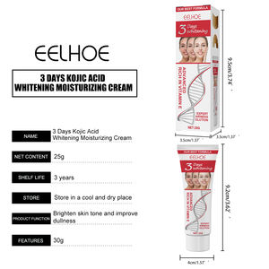 Crème pour le visage blanchissante pour la peau Crème hydratante éclaircissante Acide kojique Hydratant Crème d'embellissement de la peau Taches éclaircissantes - Product Image 2