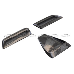 สำหรับมิตซูบิชิ แลนเซอร์ อีโว เอ็กซ์ รุ่นที่ 10 ปี 2008-2009 ฝาครอบช่องระบายอากาศฝากระโปรงหน้าคาร์บอนไฟเบอร์ รุ่น H2 สไตล์ 1 ชุด/3 ชิ้น - Product Image 6