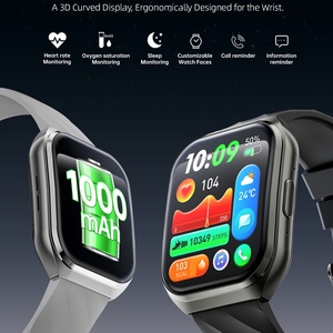 Montre connectée MT66, écran incurvé 3D de 1,83 pouce, écran carré, batterie de 1000 mAh, application Fitcloudpro, Bluetooth 5.4, appels, IP68, montre connectée sport - Product Image 3