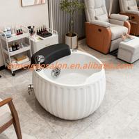 Bac à pédicure pour spa des pieds, avec jet magnétique et lumière colorée, pour manucure et pédicure
