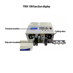 Máquina Cortadora de Alambre Computarizada Totalmente Automática TWL TWX-108 con Dimensiones de 650x580x460 mm para la Fabricación de Alambres y Cables - Product Image 5