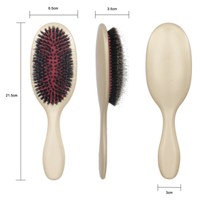 Cepillo Desenredante Impermeable de ABS con Cerdas de Jabalí para Extensiones de Cabello y Pelucas, Uso Comercial y de Salón, con Logotipo Personalizado - Product Image 4
