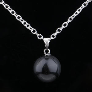 जेम्स्टोन हार काले उपनाम एगेट बीड्स पेलेंट - Product Image 1