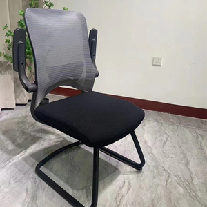 Chaises de bureau ergonomiques pour personnel, dossier moyen, entièrement en tissu - Product Image 4