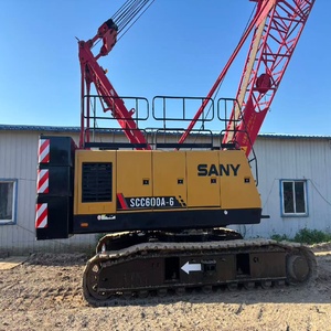 Grue sur chenilles Sany 60T d'occasion en bon état de fonctionnement, dotée d'un nouveau moteur et de composants d'engrenage - Product Image 1