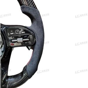 Volant sport en cuir et fibre de carbone, vente en gros d'usine, best-seller pour <span class=keywords><strong>Mercedes</strong></span>-Benz G500 W204 W205 W167 W213 W222 W207 W212 - Product Image 3