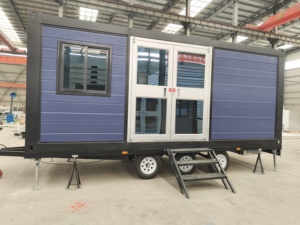 Casa Contenedor Portátil de Acero de Alta Calidad en Oferta, Estructura Plana para Oficina, Dormitorio, Campamento al Aire Libre - Product Image 3