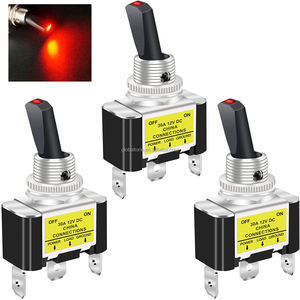 12V 30A Kfz-Kippschalter SPST EIN/AUS 3-polig mit LED-Beleuchtung Lichtschalter Interrupteurs SCHALTEN Interruptor - Product Image 2