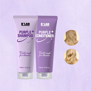 Champú Morado <span class=keywords><strong>de</strong></span> Marca Privada para el Cuidado del Cabello, Tónico Anti-Amarillo que Elimina los Tonos Amarillos para Cabello Gris, Decolorado, Blanco y Rubio - Product Image 5