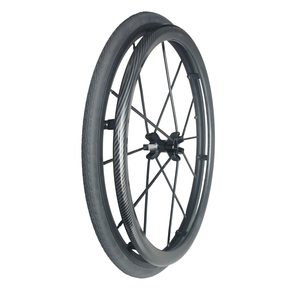 24 "x1 altıgen Hub su Transfer baskı Handrim PVC Spoker kol moda aktif tekerlekli sandalye arka tekerlek - Product Image 1