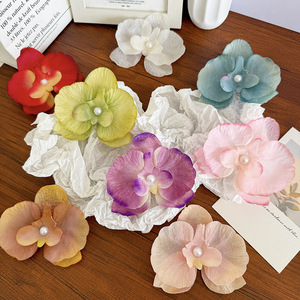 <span class=keywords><strong>Pince</strong></span> à <span class=keywords><strong>cheveux</strong></span> fleur hawaïenne séchée couleur bonbon pinces à <span class=keywords><strong>cheveux</strong></span> <span class=keywords><strong>fleurs</strong></span> d'orchidées - Product Image 1