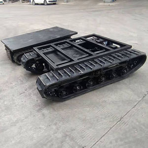 Xinta Robot véhicule à chenilles châssis train d'atterrissage pistes agricoles en caoutchouc acier chenille hydraulique/électrique modèle 1 an - Product Image 4