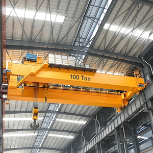 20 Ton 30 Ton 20/5 Ton Double Girder Electric Winch Bridge Overhead <b>Crane</b> Double Trolley Lifting <b>Crane</b> - Product Image 2